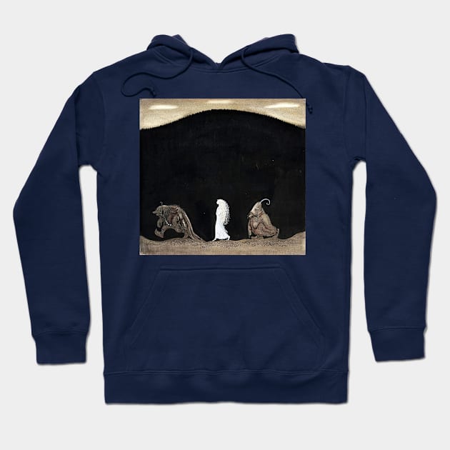 Bianca Maria and the Trolls - John Bauer Hoodie by forgottenbeauty